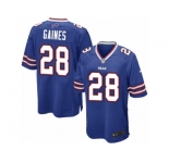Youth Nike Buffalo Bills #28 E.J. Gaines Game Royal Blue Team Color NFL Jersey