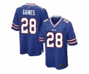 Youth Nike Buffalo Bills #28 E.J. Gaines Game Royal Blue Team Color NFL Jersey