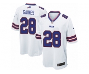 Youth Nike Buffalo Bills #28 E.J. Gaines Game White NFL Jersey
