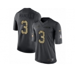 Youth Nike Buffalo Bills #3 E. J. Manuel Limited Black 2016 Salute to Service NFL Jersey