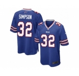 Youth Nike Buffalo Bills #32 O. J. Simpson Royal Blue Team Color Stitched NFL New Jersey