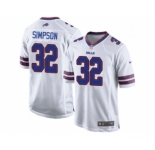 Youth Nike Buffalo Bills #32 O. J. Simpson White Stitched NFL New Jersey