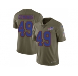 Youth Nike Buffalo Bills #49 Tremaine Edmunds Olive Stitched NFL Limited 2017 Salute to Service Jersey