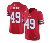 Youth Nike Buffalo Bills #49 Tremaine Edmunds Red Stitched NFL Limited Rush Jersey