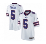 Youth Nike Buffalo Bills #5 Tyrod Taylor White NFL Jersey