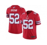 Youth Nike Buffalo Bills #52 Preston Brown Limited Red Rush NFL Jersey