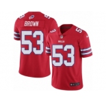 Youth Nike Buffalo Bills #53 Zach Brown Limited Red Rush NFL Jersey