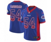 Youth Nike Buffalo Bills #54 Eddie Yarbrough Limited Royal Blue Rush Drift Fashion NFL Jersey