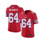 Youth Nike Buffalo Bills #64 Richie Incognito Limited Red Rush NFL Jersey