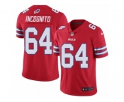 Youth Nike Buffalo Bills #64 Richie Incognito Limited Red Rush NFL Jersey