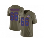 Youth Nike Buffalo Bills #66 Seantrel Henderson Limited Olive 2017 Salute to Service NFL Jersey
