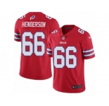 Youth Nike Buffalo Bills #66 Seantrel Henderson Limited Red Rush NFL Jersey