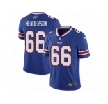 Youth Nike Buffalo Bills #66 Seantrel Henderson Vapor Untouchable Limited Royal Blue Team Color NFL Jersey