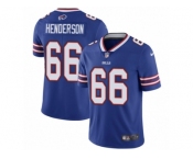 Youth Nike Buffalo Bills #66 Seantrel Henderson Vapor Untouchable Limited Royal Blue Team Color NFL Jersey