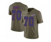 Youth Nike Buffalo Bills #70 Eric Wood Limited Olive 2017 Salute to Service NFL Jersey