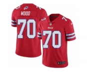 Youth Nike Buffalo Bills #70 Eric Wood Limited Red Rush NFL Jersey
