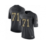 Youth Nike Buffalo Bills #71 Cyrus Kouandjio Limited Black 2016 Salute to Service NFL Jersey