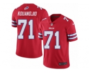 Youth Nike Buffalo Bills #71 Cyrus Kouandjio Limited Red Rush NFL Jersey