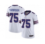 Youth Nike Buffalo Bills #75 Eddie Yarbrough White Vapor Untouchable Limited Player NFL Jersey