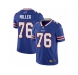 Youth Nike Buffalo Bills #76 John Miller Vapor Untouchable Limited Royal Blue Team Color NFL Jersey