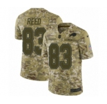Youth Nike Buffalo Bills #83 Andre Reed Limited Camo 2018 Salute to Service NFL Jersey