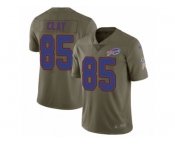 Youth Nike Buffalo Bills #85 Charles Clay Limited Olive 2017 Salute to Service NFL Jersey