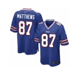 Youth Nike Buffalo Bills #87 Jordan Matthews Game Royal Blue Team Color NFL Jersey