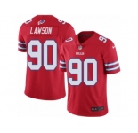 Youth Nike Buffalo Bills #90 Shaq Lawson Limited Red Rush NFL Jersey