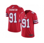 Youth Nike Buffalo Bills #91 Cedric Thornton Limited Red Rush Vapor Untouchable NFL Jersey