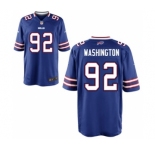 Youth Nike Buffalo Bills #92 Adolphus Washington Royal Blue Team Color NFL Jersey
