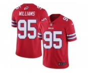Youth Nike Buffalo Bills #95 Kyle Williams Limited Red Rush NFL Jersey