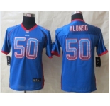 nike youth nfl jerseys Buffalo Bills #50 Alonso blue[Elite drift fashion]
