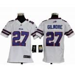 nike youth nfl jerseys buffalo bills #27 gilmore white[nike]
