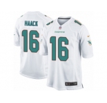 Men Nike Miami Dolphins #16 Matt Haack Game White NFL Jersey