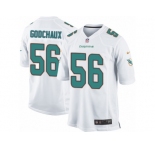 Men Nike Miami Dolphins #56 Davon Godchaux Game White NFL Jersey