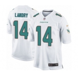 Men's Nike Miami Dolphins #14 Jarvis Landry Game White NFL Jersey