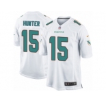 Men's Nike Miami Dolphins #15 Justin Hunter Game White NFL Jersey