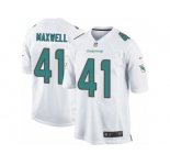 Men's Nike Miami Dolphins #41 Byron Maxwell Game White NFL Jersey