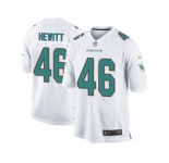 Men's Nike Miami Dolphins #46 Neville Hewitt Game White NFL Jersey