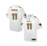 nike nfl jerseys miami dolphins #11 parker Pro Line White[game]