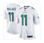 nike nfl jerseys miami dolphins #11 wallace white[game]