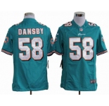 nike nfl jerseys miami dolphins #58 dansby green[game]