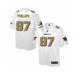 nike nfl jerseys miami dolphins #97 phillips Pro Line White[game]