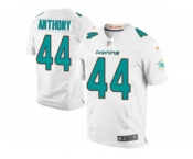 Men Nike Miami Dolphins #44 Stephone Anthony Elite White NFL Jersey