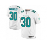 Men's Nike Miami Dolphins #30 Cordrea Tankersley Elite White NFL Jersey