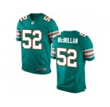 Men's Nike Miami Dolphins #52 Raekwon McMillan Elite Aqua Green Alternate NFL Jersey