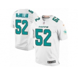 Men's Nike Miami Dolphins #52 Raekwon McMillan Elite White NFL Jersey
