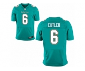 Men's Nike Miami Dolphins #6 Jay Cutler Elite Aqua Green Team Color NFL Jersey
