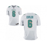 Men's Nike Miami Dolphins #6 Jay Cutler Elite White NFL Jersey