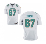 Men's Nike Miami Dolphins #67 Laremy Tunsil Elite White NFL Jersey